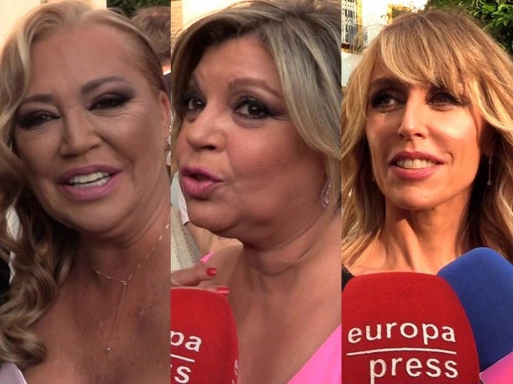 BELÉN ESTEBAN, TERELU CAMPOS Y EMMA GARCÍA EN LA BODA DE RAÚL PRIETO Y JOAQUÍN TORRES BELÉN