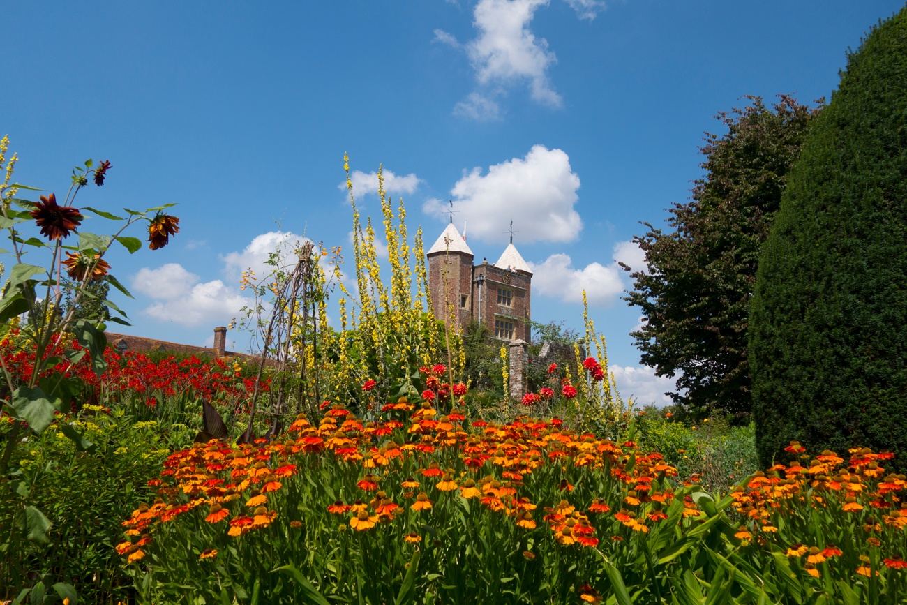 Jardín del castillo de Ssissingurst, Reino Unido