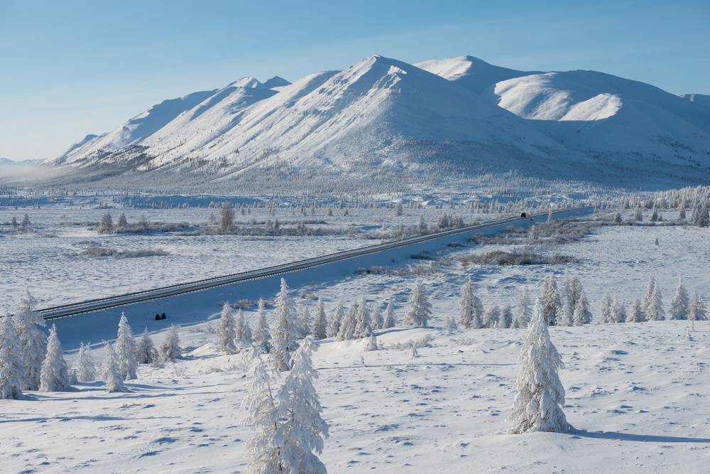 The freezing temperatures of Oymyakon, the coldest inhabited site on the planet
