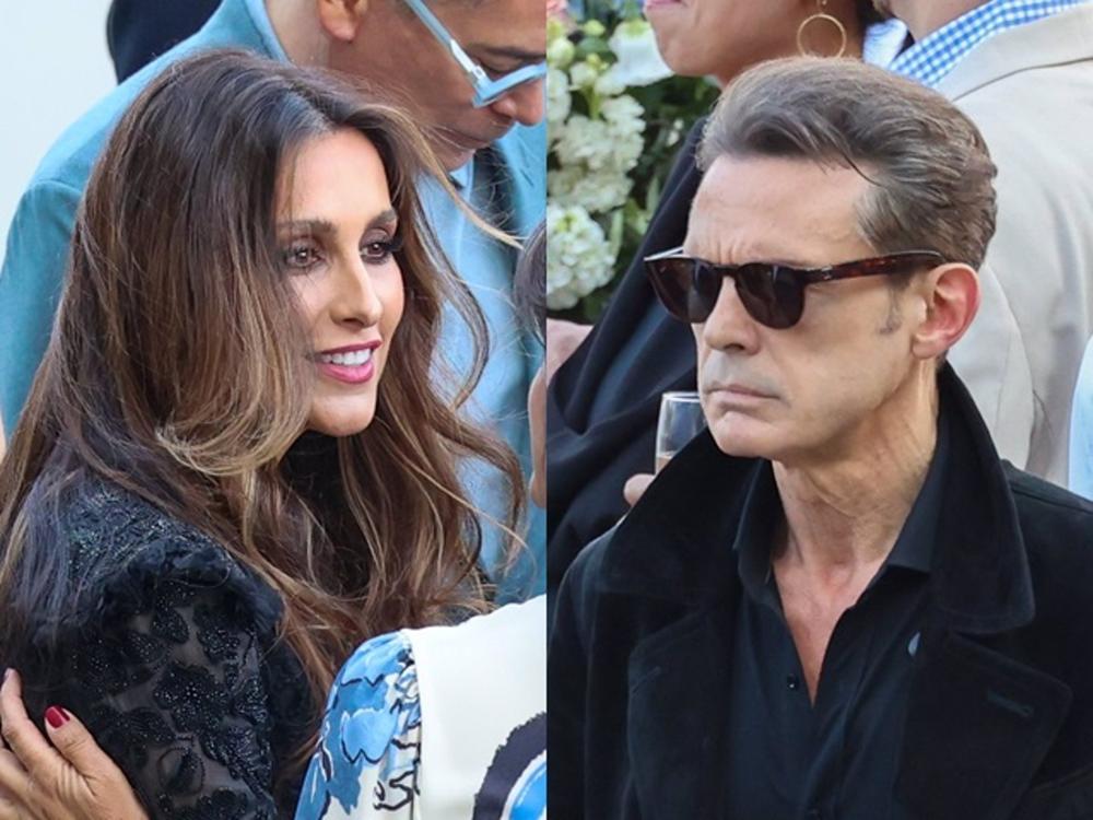 Paloma Cuevas y Luis Miguel en la boda del hijo de Rosa Clará, en París Paloma