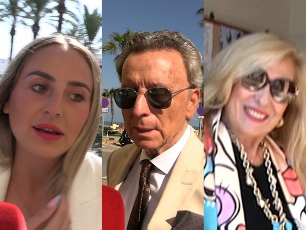 ROCÍO FLORES, JOSÉ ORTEGA CANO Y ROSA BENITO EN EL HOMENAJE A ROCÍO JURADO, EN CHIPIONA ROCÍO