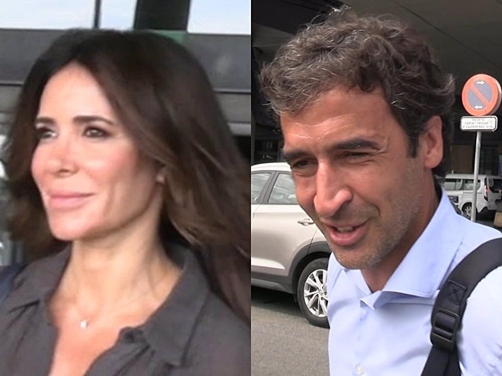 MAMEN SANZ Y RAÚL GONZÁLEZ LLEGAN A SEVILLA MAMEN