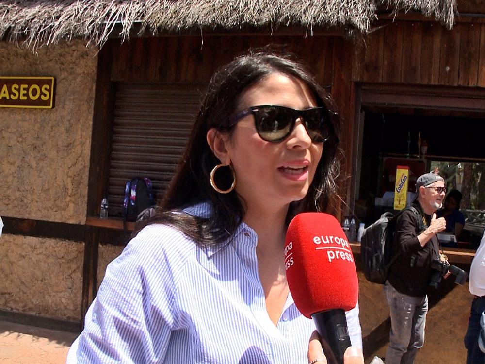 Sara Verdasco en el Parque de Atracciones de Madrid Sara