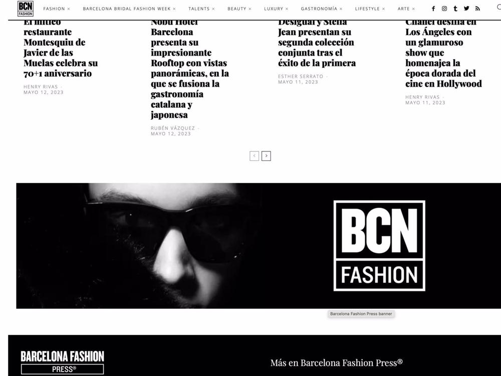 BCN Fashion Press celebra su 15 aniversario con el lanzamiento de una nueva página web BCN