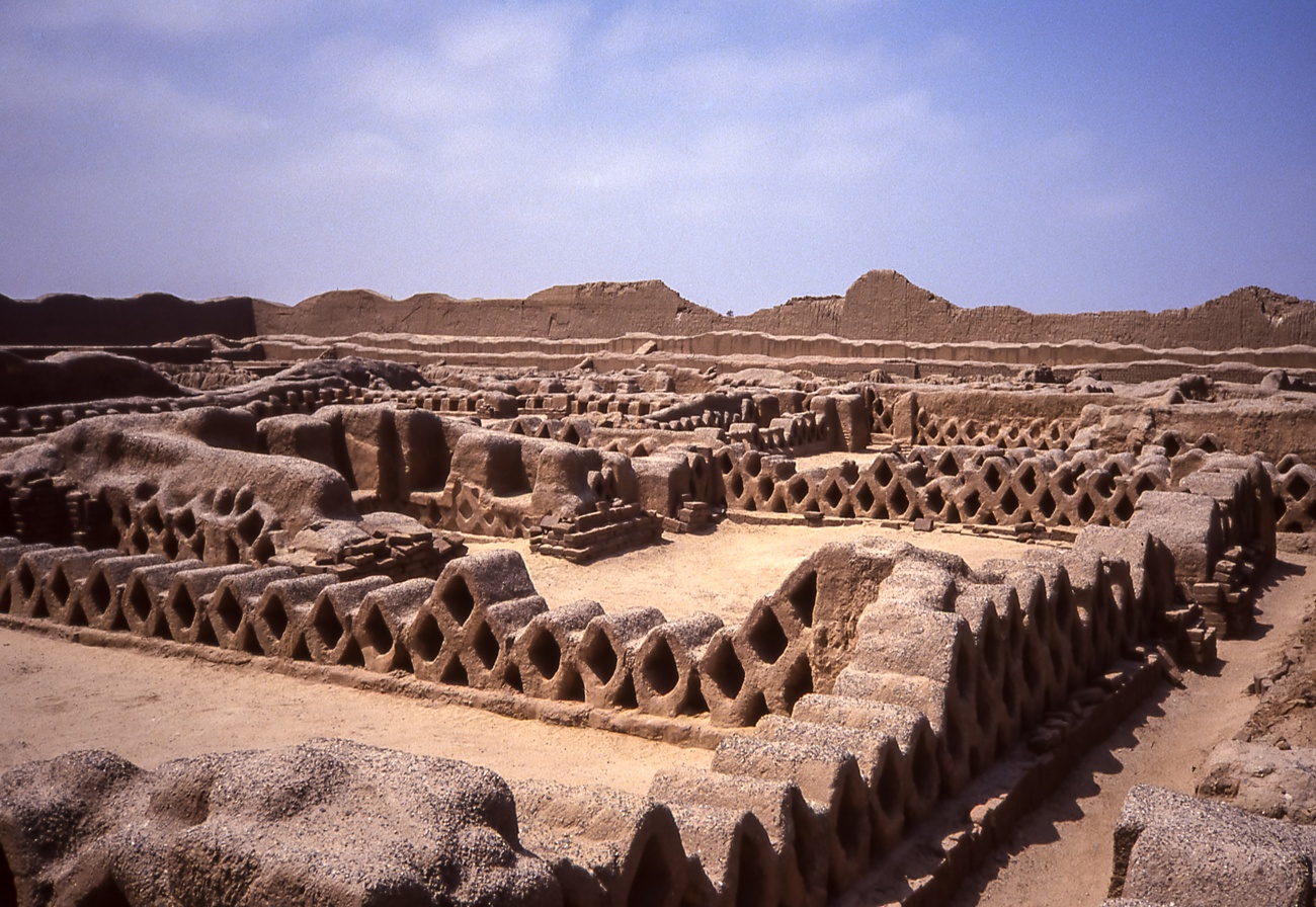 Zona arqueológica de Chan Chan, Perú