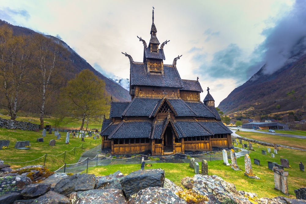 Iglesia de Borgund, Noruega