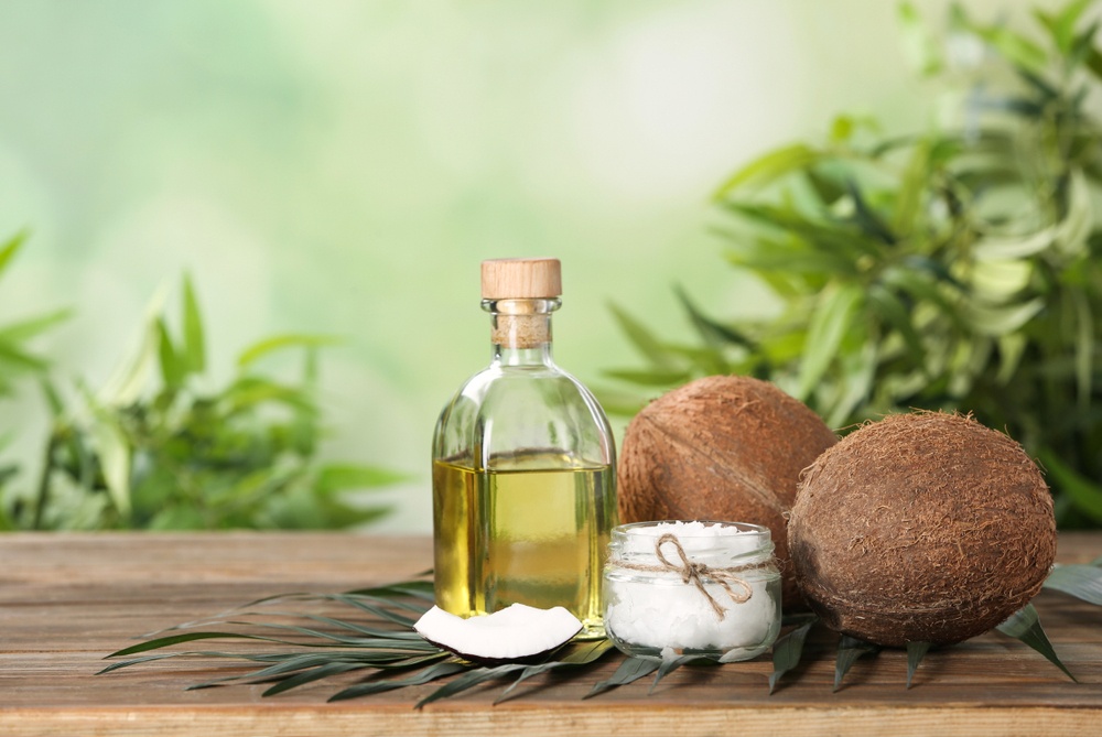 Para usar: Aceite de coco Para usar: Aceite de coco