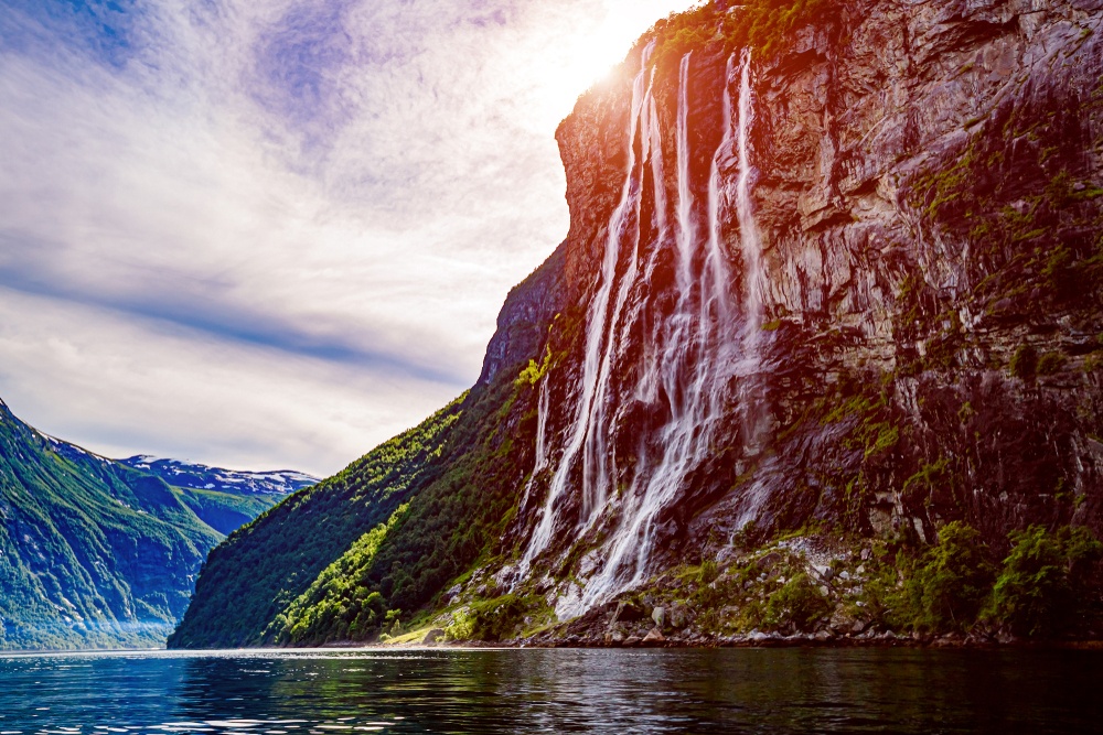 Cascada de las Siete Hermanas, Noruega Cascada de las Siete Hermanas, Noruega