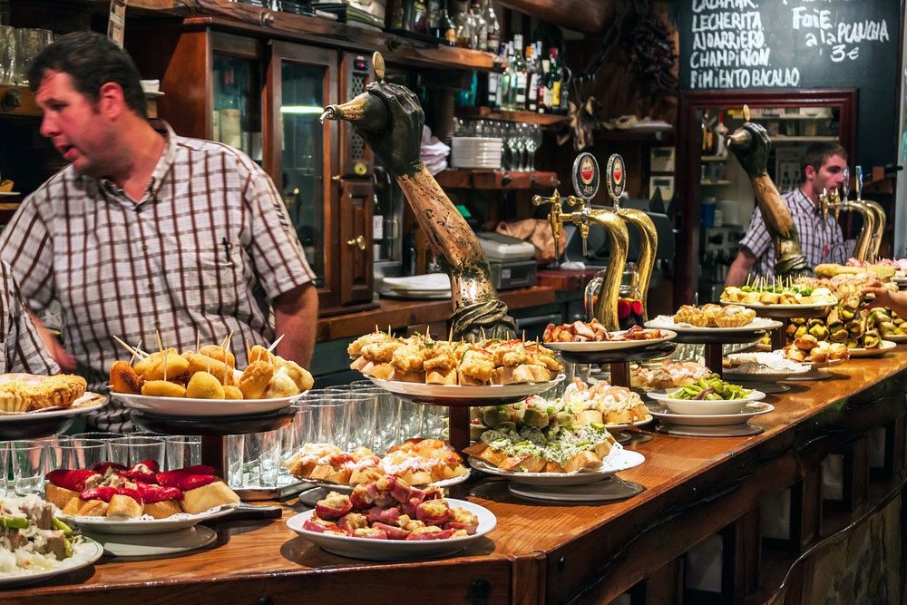 Pinchos en el País Vasco