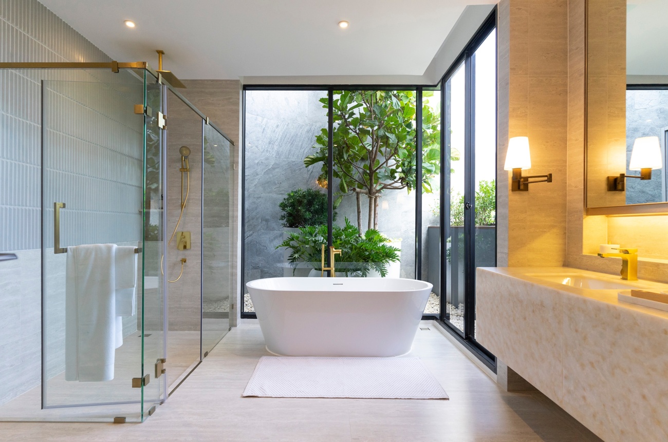 Brindan una experiencia de baño relajante Brindan una experiencia de baño relajante