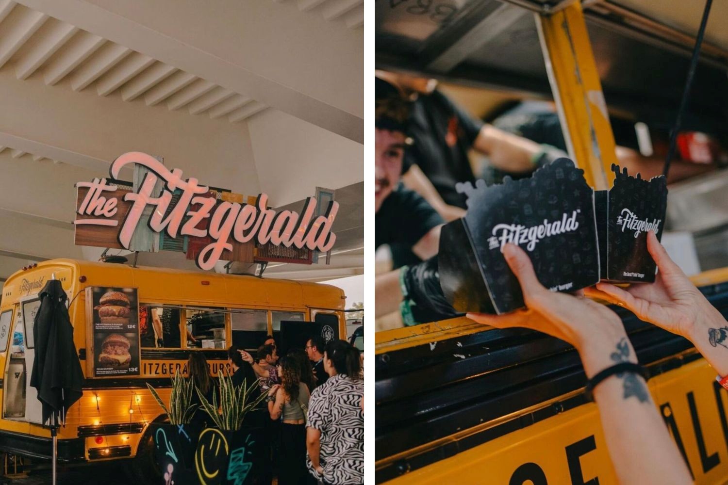 Food truck, hamburguesas y ritmo: The Fitzgerald Burger llega a los mejores festivales del verano